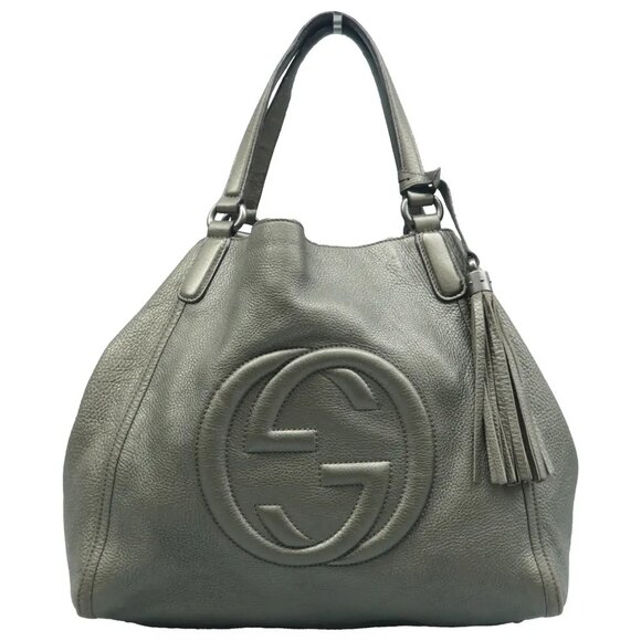 Gucci Gray Shoulder Bag - Picture 1 of 12